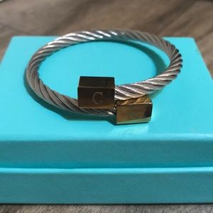 Rustic Cuff C Bracelet